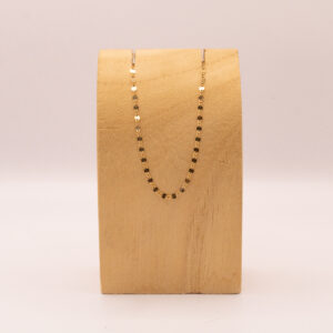 Gold-Filll 2 mm dapped chain 18" necklace