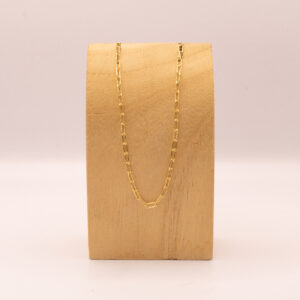 Gold-Fill 2.6mm Paperclip elongated chain 18"