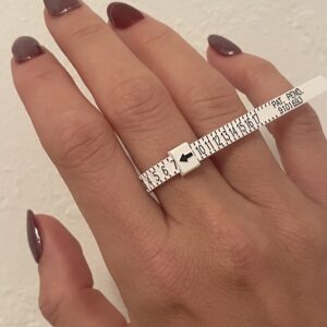 Ring Sizer on hand