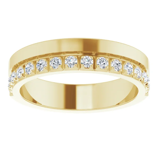 Aurora Ring Yellow Gold Front